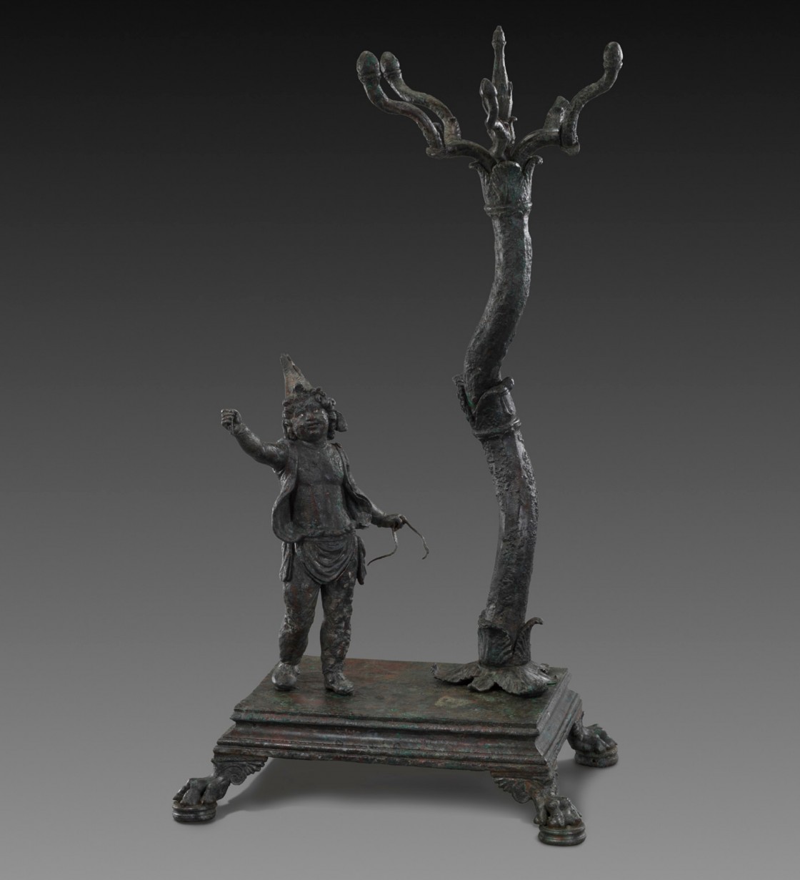 Lamp-stand with Attis