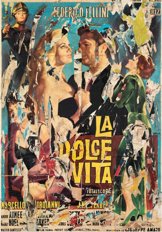 Mimmo ROTELLA							<br>							<em>La dolce vita</em>														<br>1963-1974