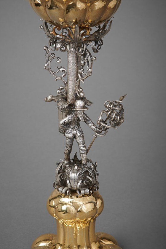 Hans WEBER <br> <em>Traubenpokal (Hanap en forme de grappe de raisin)</em> <br>Vers 1609-1629