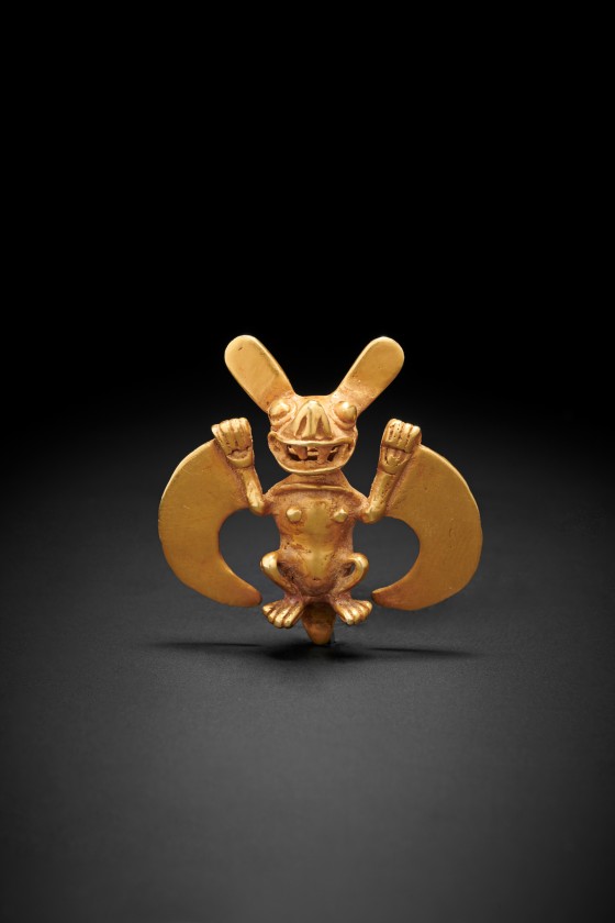 <em>Pendentif en forme de chauve-souris vampire</em>														<br>Costa Rica, Diquis, XIIIe – XVIe siècle après J.-C.