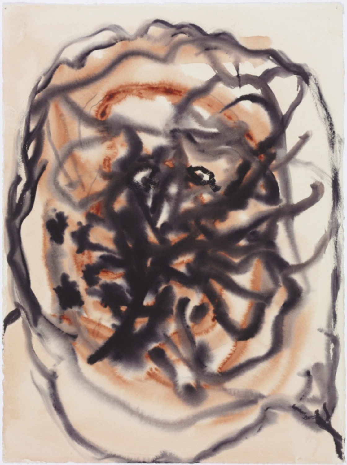 Henri MICHAUX <br> <em>Sans titre</em> <br>Vers 1948-1949