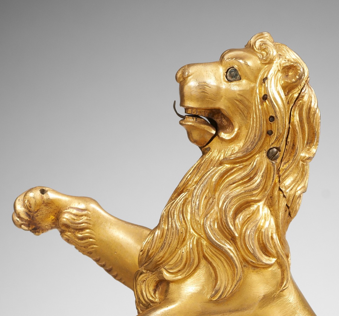 <em>Horloge automate « au lion »</em>, vers 1630 (détail), FGA-AD-HORLO-0012