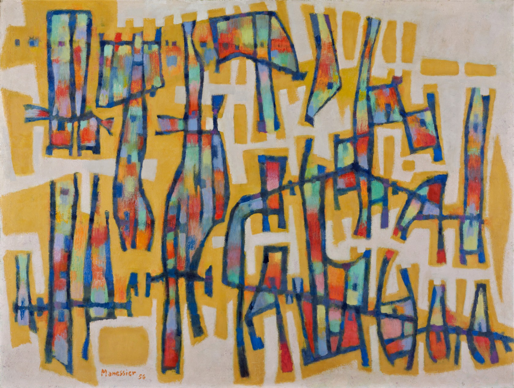 Alfred Manessier							<br>							<em>Printemps proche</em>														<br>1956