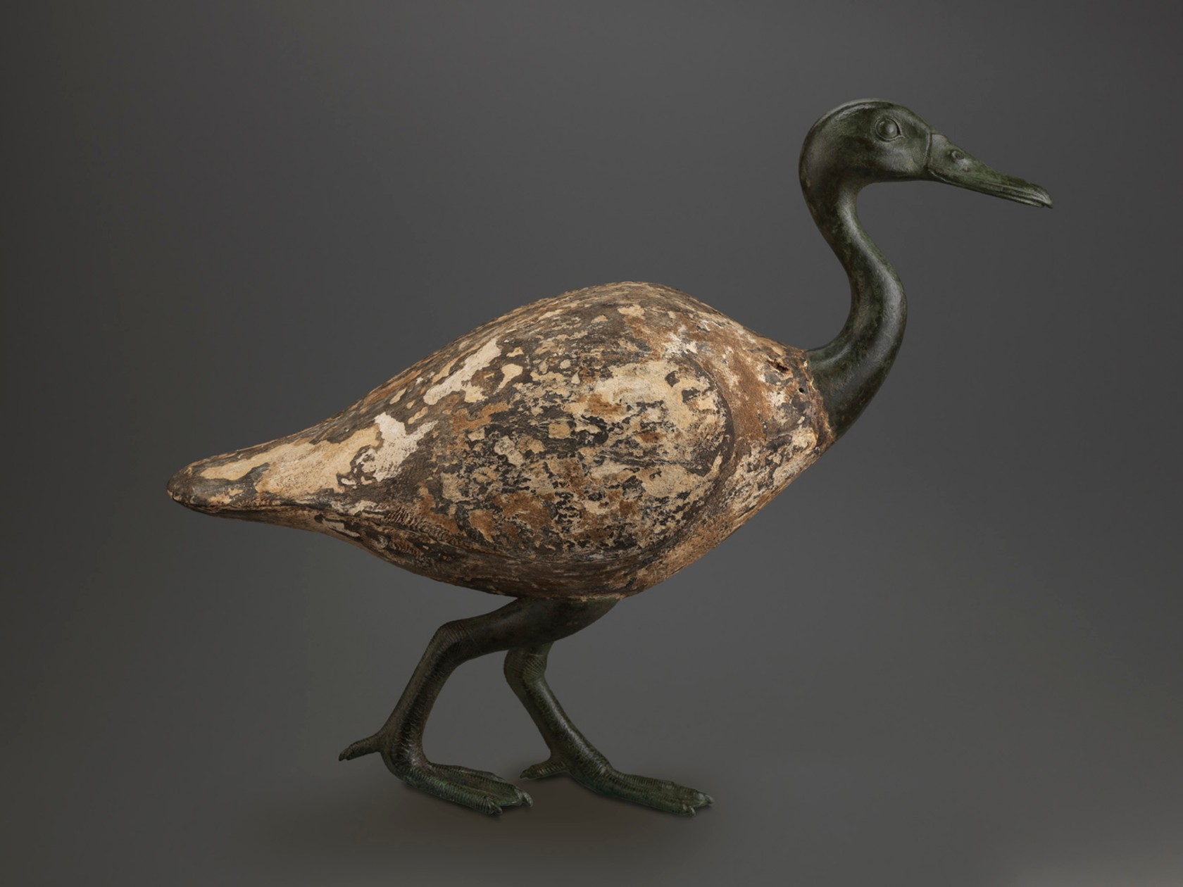<em>Statue of the goose of Amun</em>														<br>Third Intermediate Period, 1st quarter Ist millennium BC. Statue of the goose of Amun