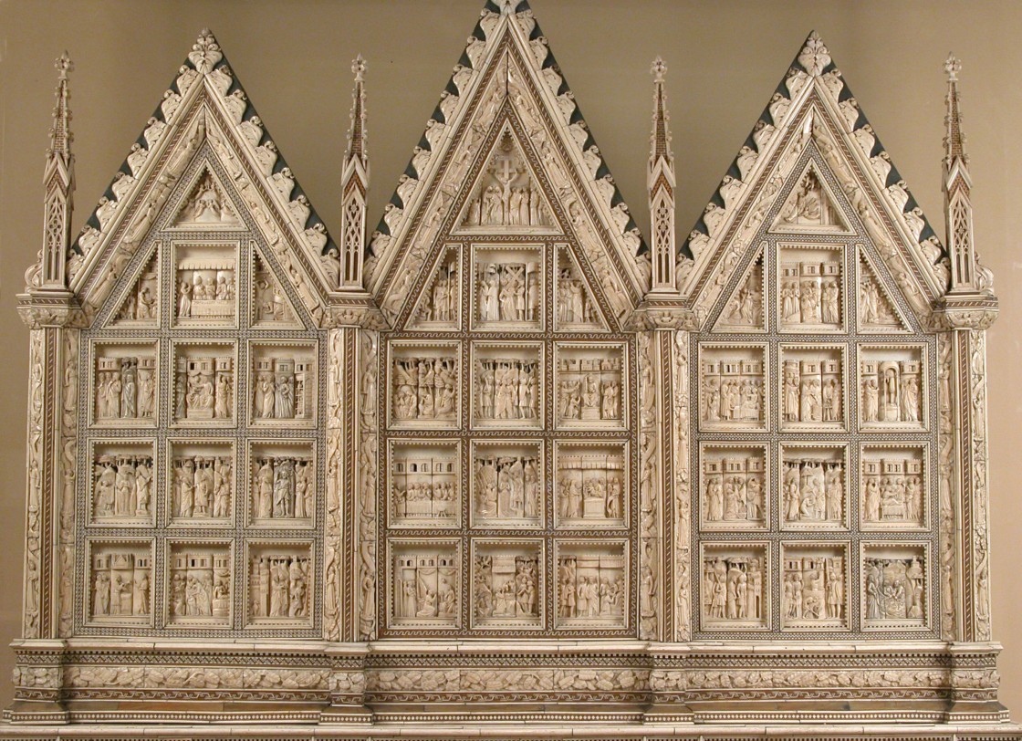 Altarpiece from the 14th century by the embriarchi workshop