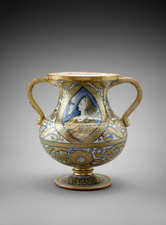 <em>Vase de mariage</em> <br>vers 1500-1530, Deruta Vase de mariage vers 1500-1530, Deruta