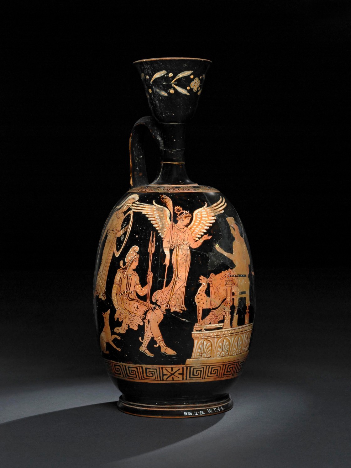 <em>Red-figured lekythos</em> <br>365-350 BC Red-figured lekythos