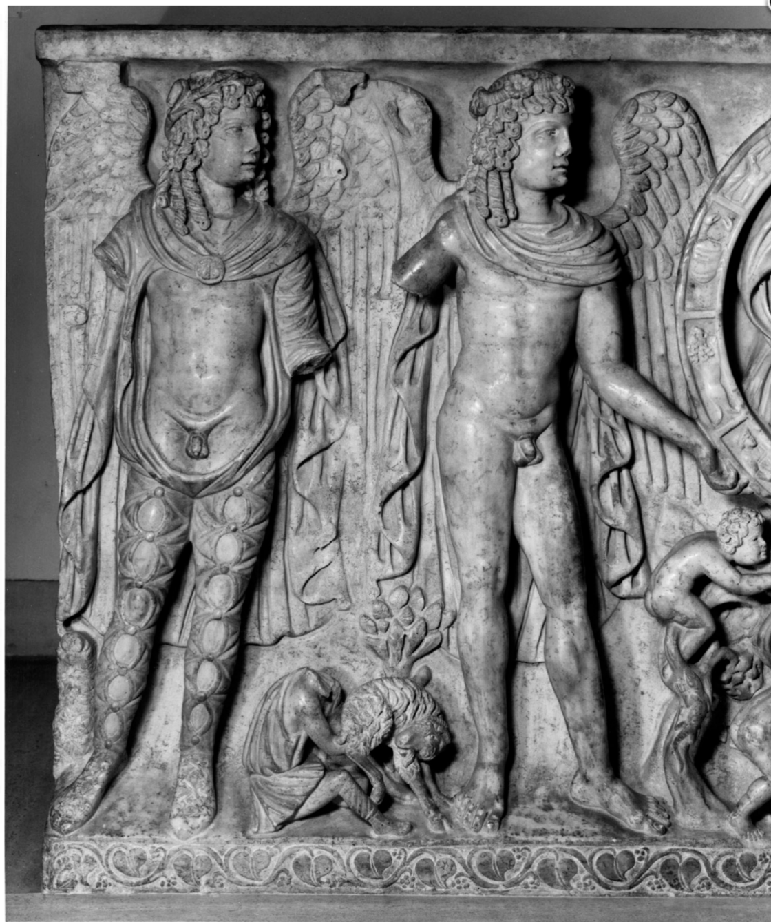 <em>Sarcophagus of the Seasons (detail)</em> <br>3rd-4th C. AD Sarcophagus