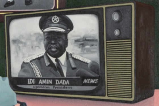 Ian MWESIGA <br> <em>The Telephone Call (détail)</em> <br>2018