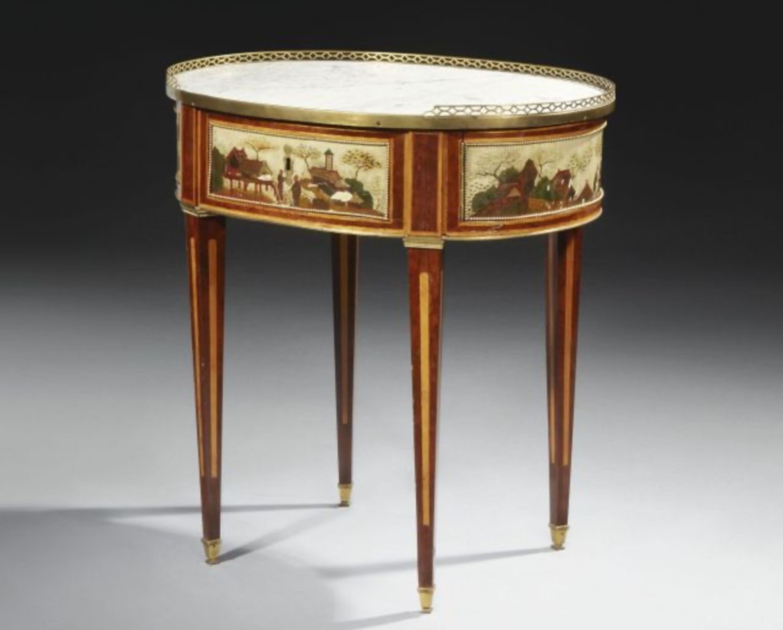 Claude-Charles Saunier (attr.)							<br>							<em>Mechanical writing table</em>