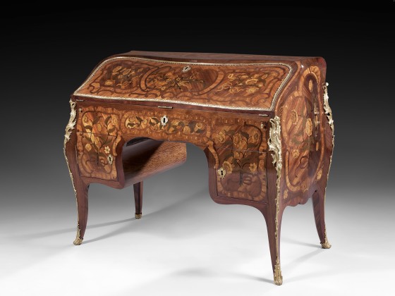 Adrien Delorme <br> <em>Bureau de pente</em> <br>vers 1748-1760