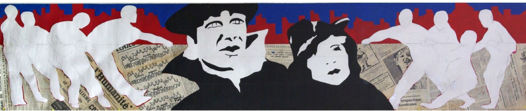 Ivan Messac							<br>							<em>Modello pour la fresque de Nanterre</em>														<br>1969