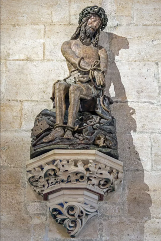 Jan I Borman (attr.)							<br>							<em><em>Christ on the Cold Stone</em></em>														<br>circa 1450-1500