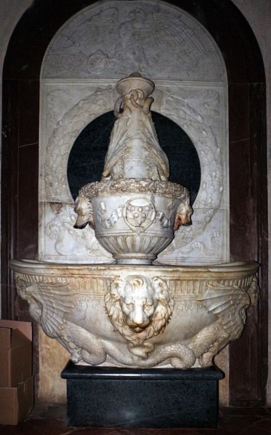 Andrea del Verrocchio and Antonio Rossellino <br> <em><i>Lavamano</i></em> <br>circa 1460-1470