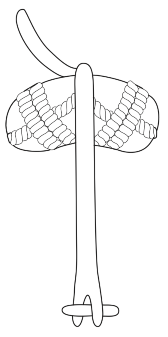 <em>Hieroglyphic sign, determinative for the word hemout, “artisan.” </em>