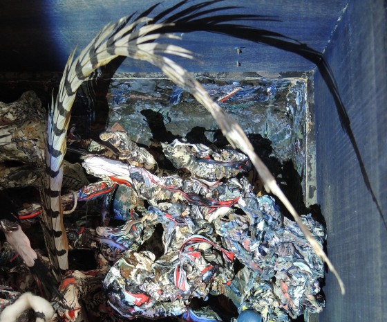 Bernard Réquichot							<br>							<em><em>Reliquaire des rencontres de campagne </em></em>														<br>1960-1961