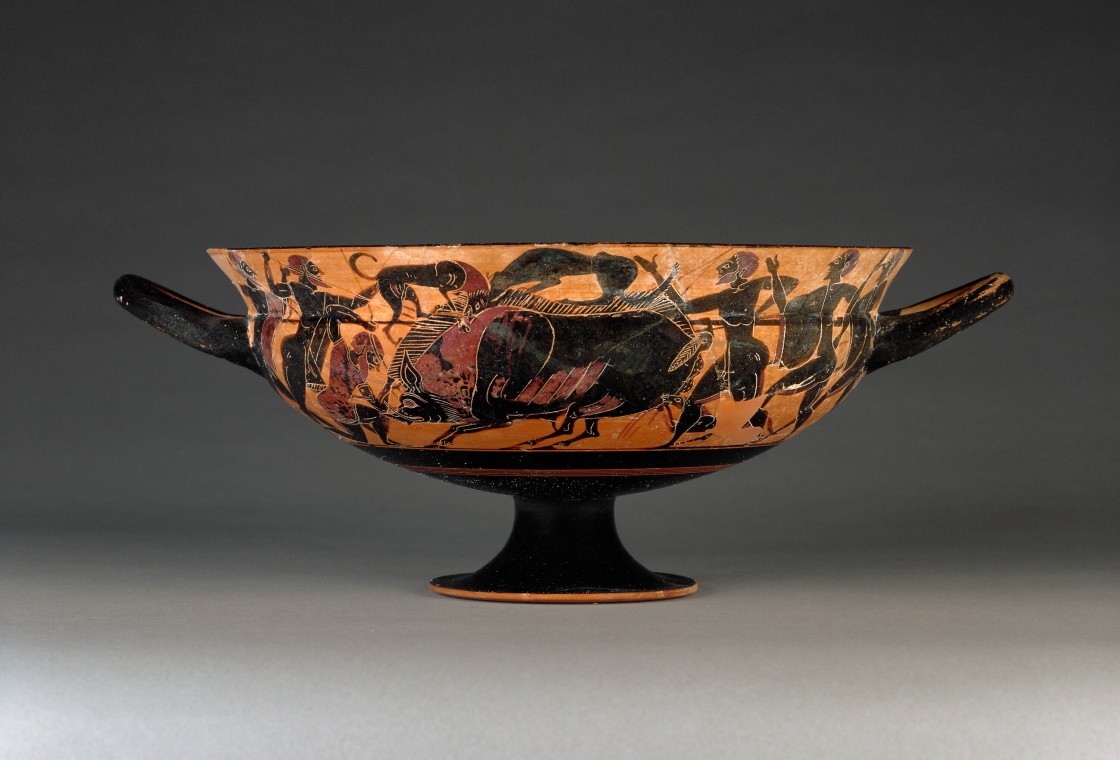 <em> Coupe de Siana à figures noires</em> <br>560 avant J.-C.